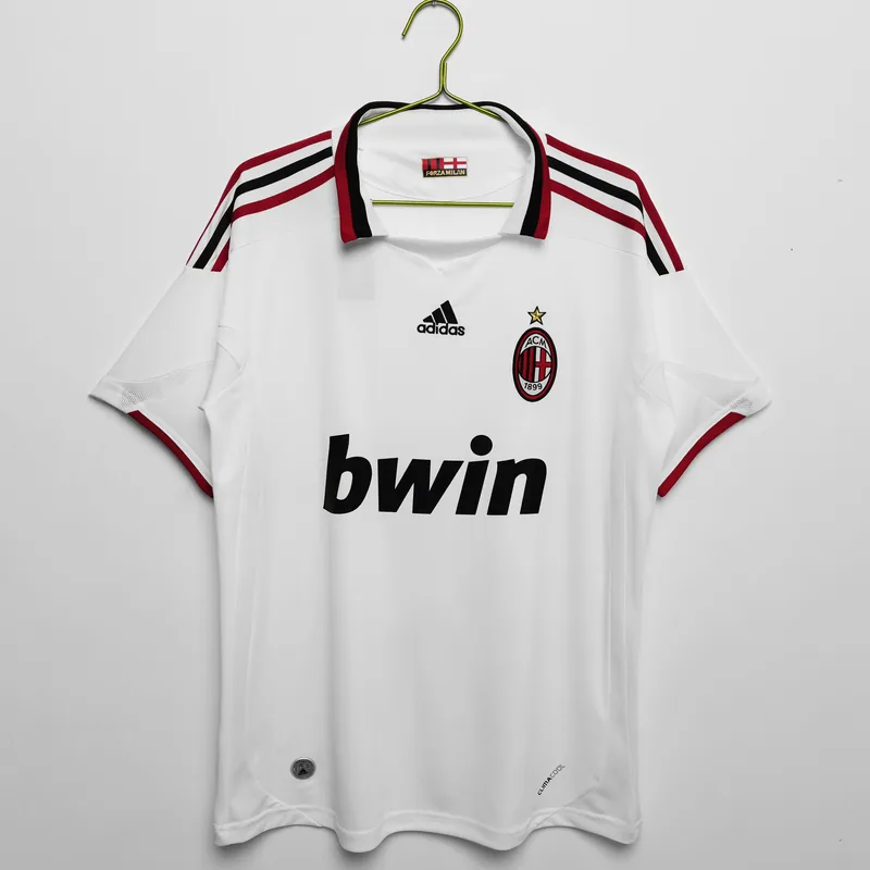 Camiseta AC Milan 2009/10 VISITANTE MANGA CORTA VERSION FAN